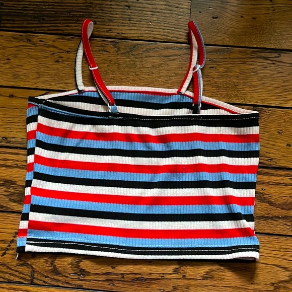 striped SHIEN xs crop tank top - Picture 2 of 2
